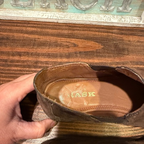 Trask Brown Suede Ankle Boots - Picture 4 of 8